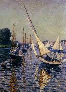 Gustave Caillebotte Regatta at Argenteuil France oil painting artist